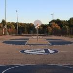 室外篮球场垂直视图